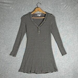 American Eagle striped long sleeve mini dress